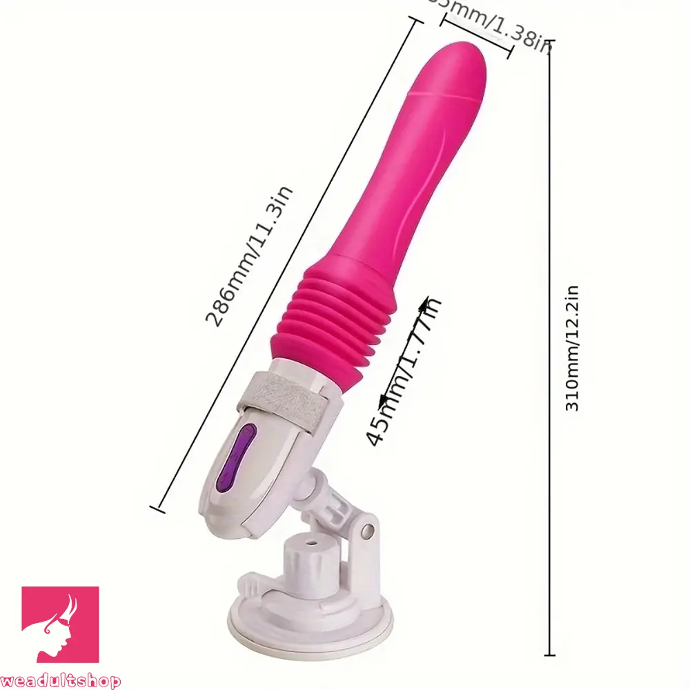 11.3in Rechargeable Automatic Thrusting Dildo Sex Toy 10-Speed Vibration