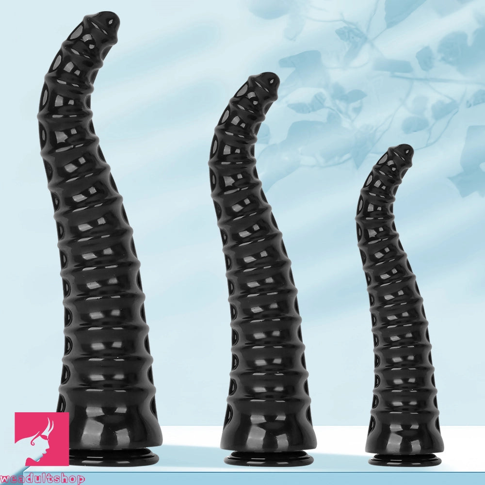 10.82in 13.38in 16.73in Super Large Black Anal Plug Dildo For Adult Women