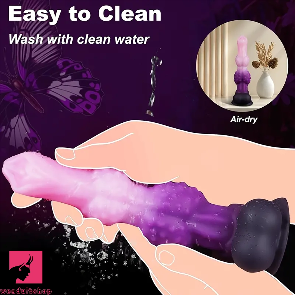 9.84in Silicone Wolf Tooth Monster Dildo Granular Sensation Prostate Dildo
