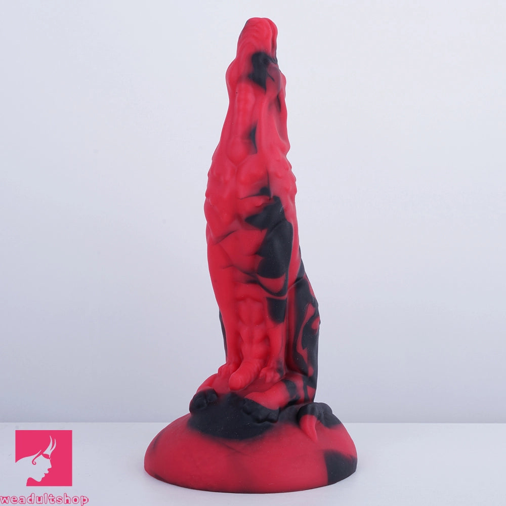 7.28in Pig Glans Silicone Soft Fantasy Dildo Adult Toy Clitoral Stimulator