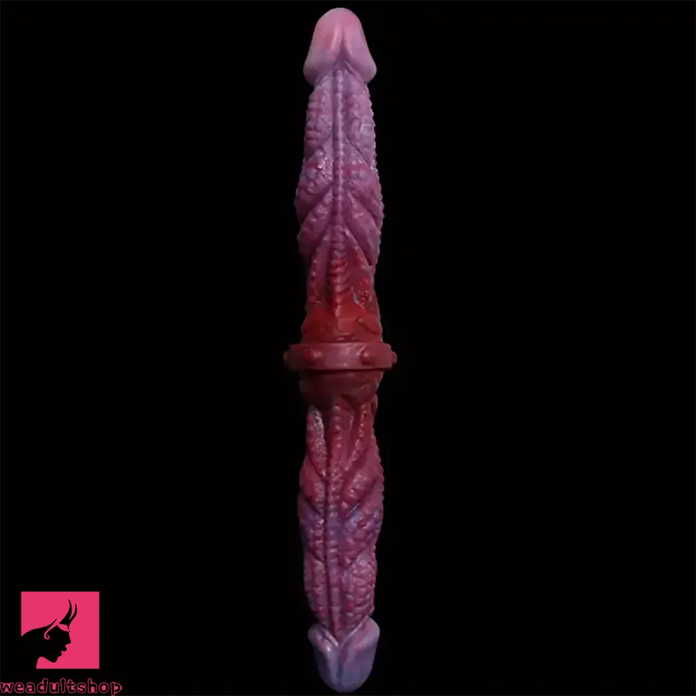 13.78in Big Long Double Sided Silicone Dragon Monster Women Dildo