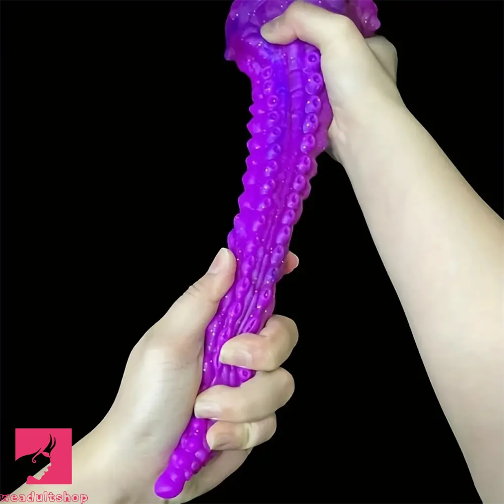 10.03in Octopus Silicone Anal Plug Portable Realistic Tentacle Fantasy Dildo