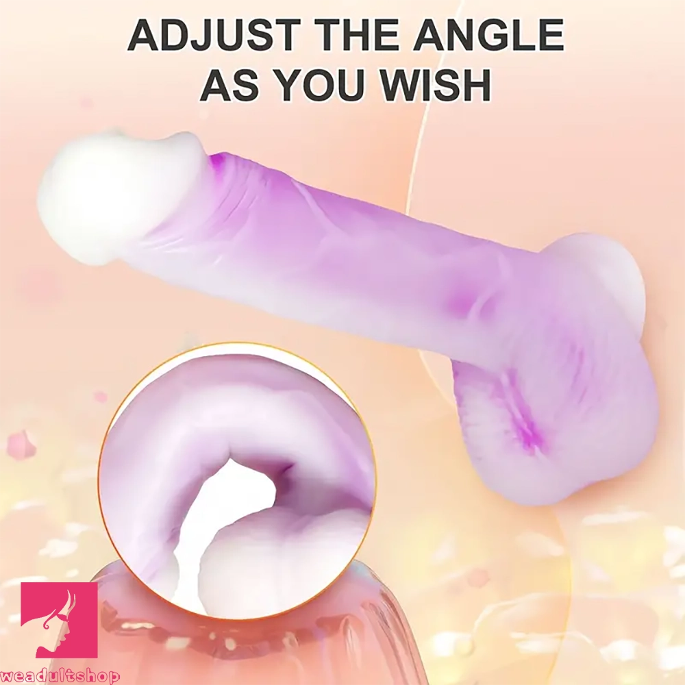 8.07in Silicone With Infrared Sensor Two-color Gradient Automatic Dildo