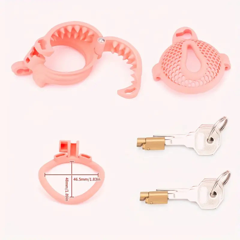 3D Printed Thorny Resin Chastity Cage Breathable Abstinence Chastity Cage