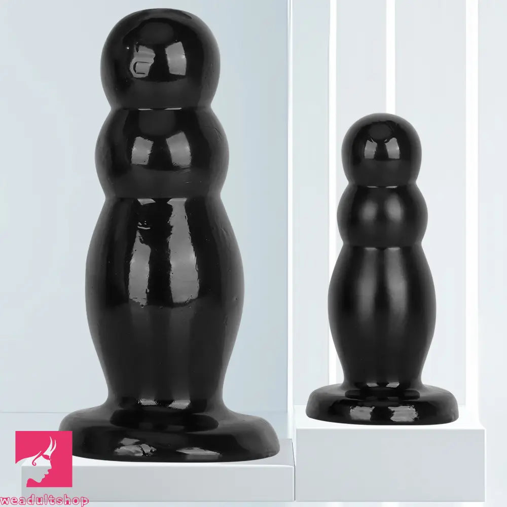 6.7in 10.23in Golden PVC Extra Large Thick Butt Plug Dildo Anal Clit Beads