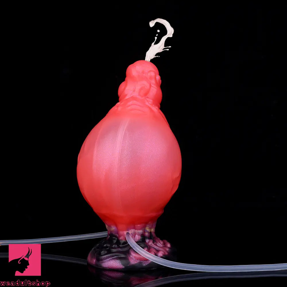 5.91in Fantasy Odd Silicone Soft Inflatable Spraying Water Dildo Sex Toy