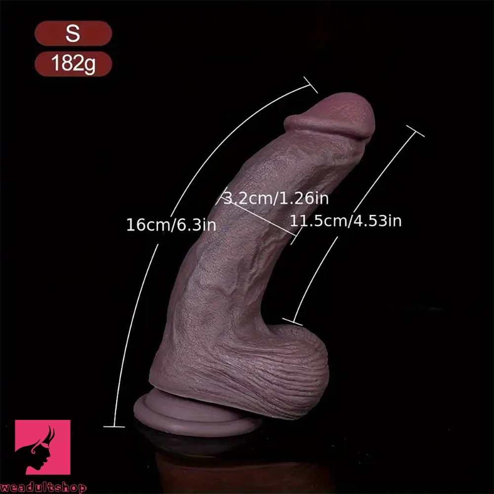 6.3in 7.48in 9.45in Silicone Realistic Huge Penis Feel Skin Sensation Dildo