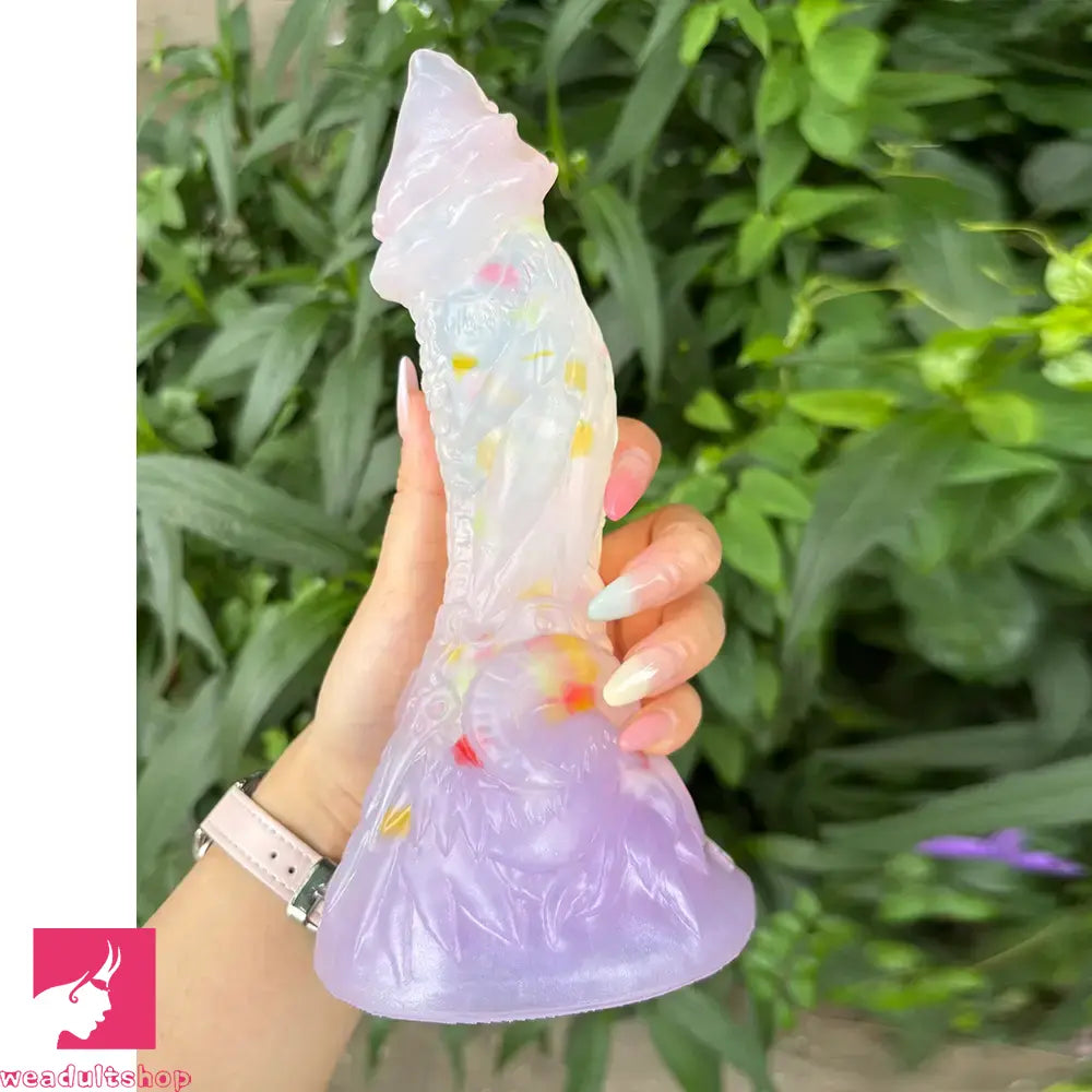 4.72in 5.9in 7.08in 8.66in Silicone Fantasy Soft Women Dildo With Key Chain