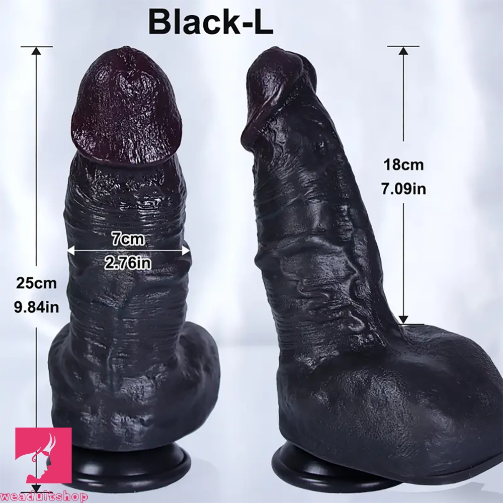 9.84in Realistic Skin Feeling Soft Big Penis Dildo Virgin Unisex Penis Toy