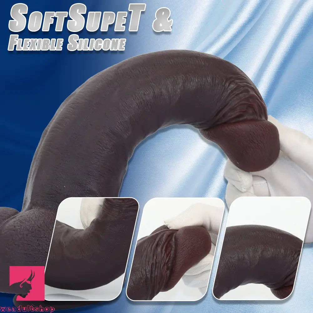 12.81in Huge Silicone Soft Cock Dildo Self-Pleasure Bar Adult Sensual Cock