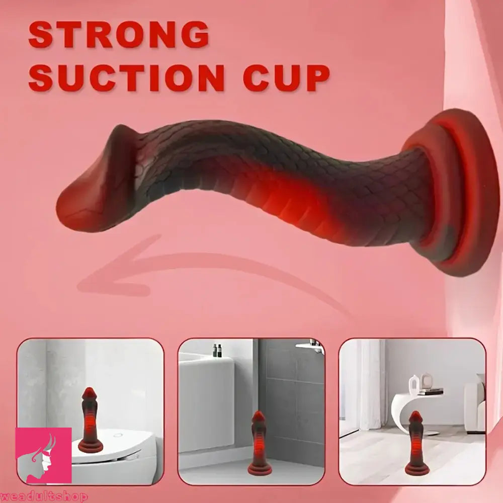 8.86in Realistic Monster Snake Dildo Silicone Sex Toy For Clitoris Stimulation