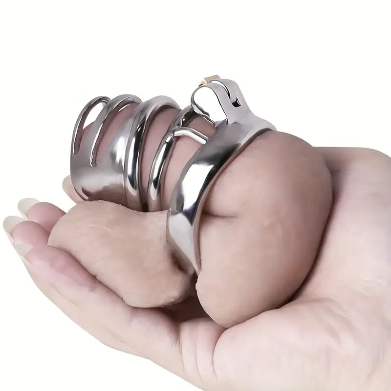 Metal Male Chastity Cage With Key Adult BDSM Toy For Adult Men Sex Toy