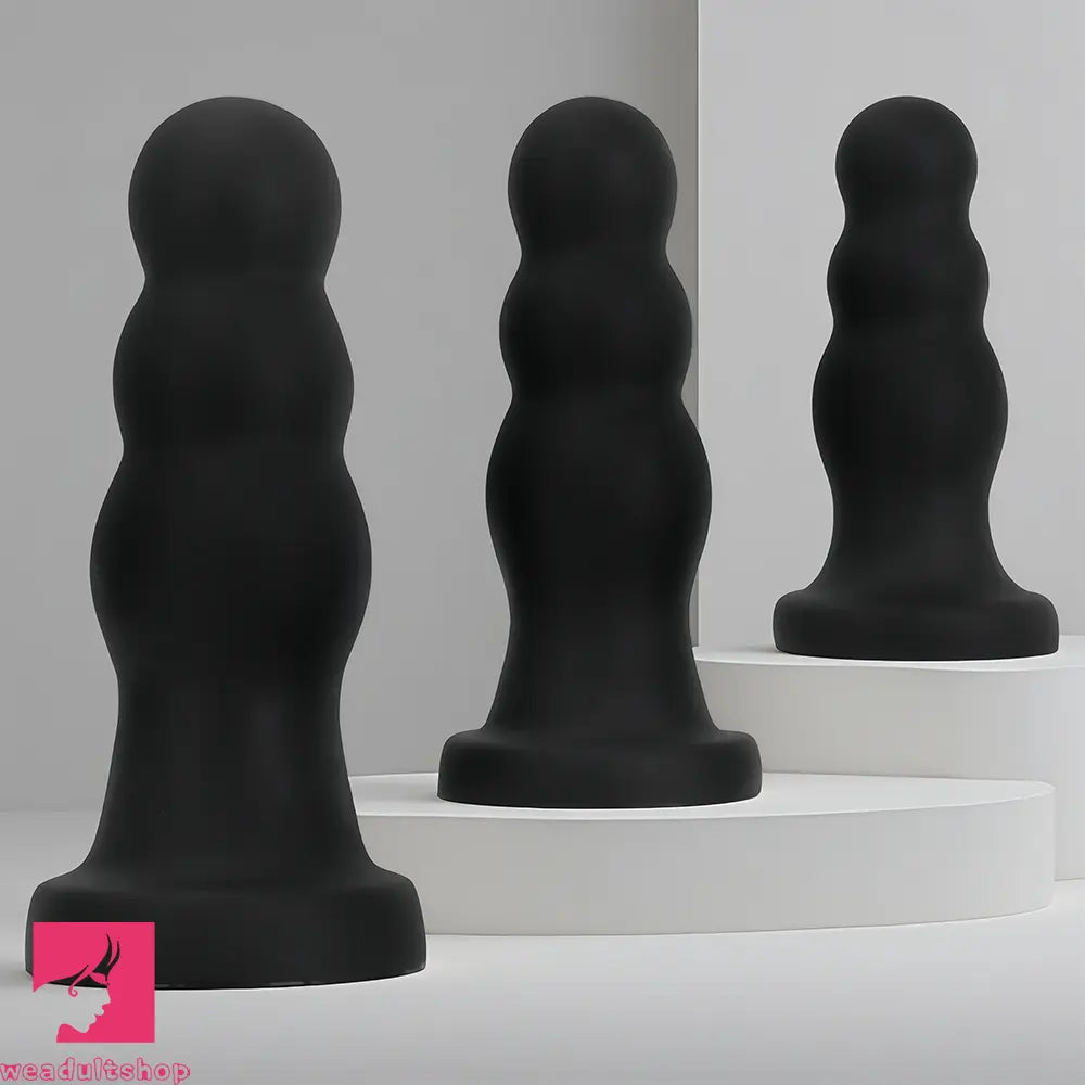 7.08in 8.85in 11.02in Soft Pull-bead Anal Plug Extra Large Thick Cock Dildo