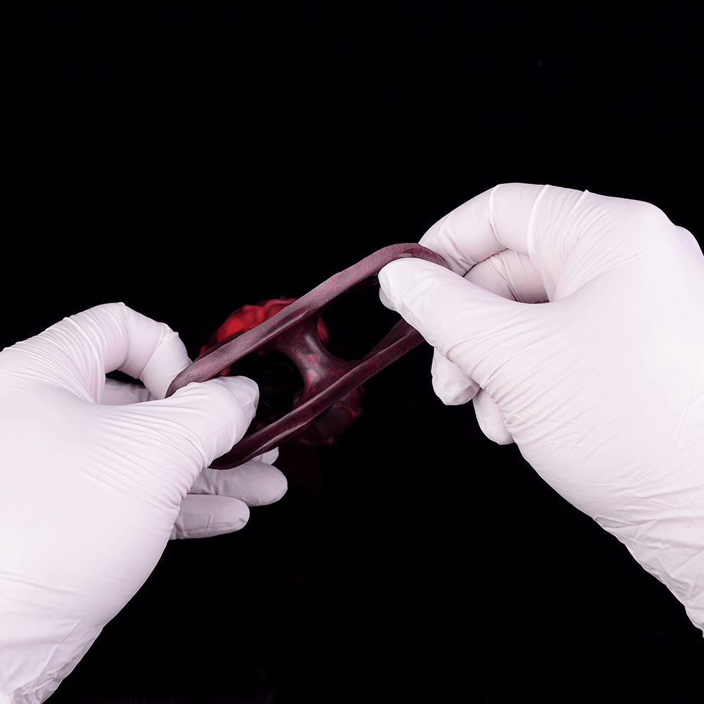 5.91in Silicone Dog Cock Sleeve Knot Dildo Vibrating Dildo With Cock Ring