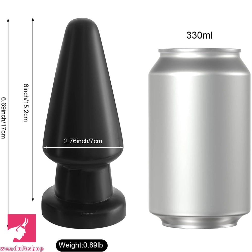6.69in Butt Plug Dildo PVC Female Masturbation Sex Toy Vaginal Massager