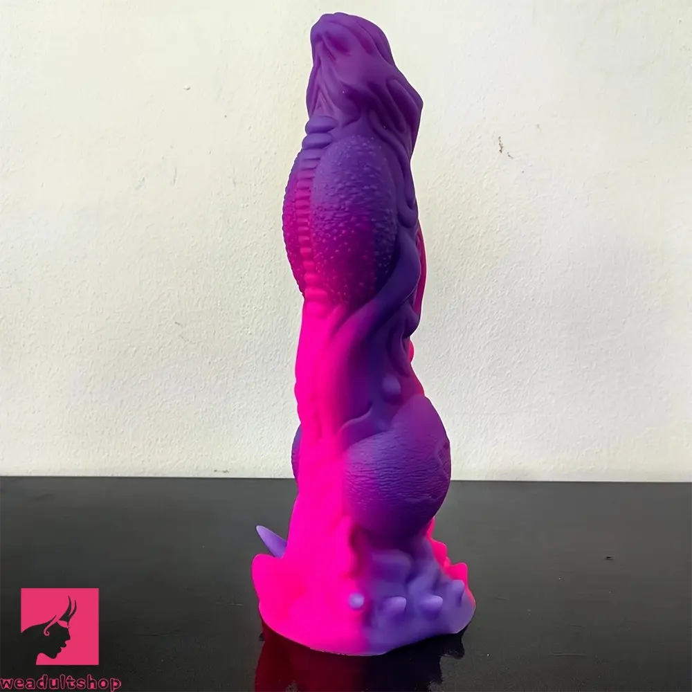 9in Soft Monster Silicone Big Spiked Odd Clit Dildo Prostate Massager