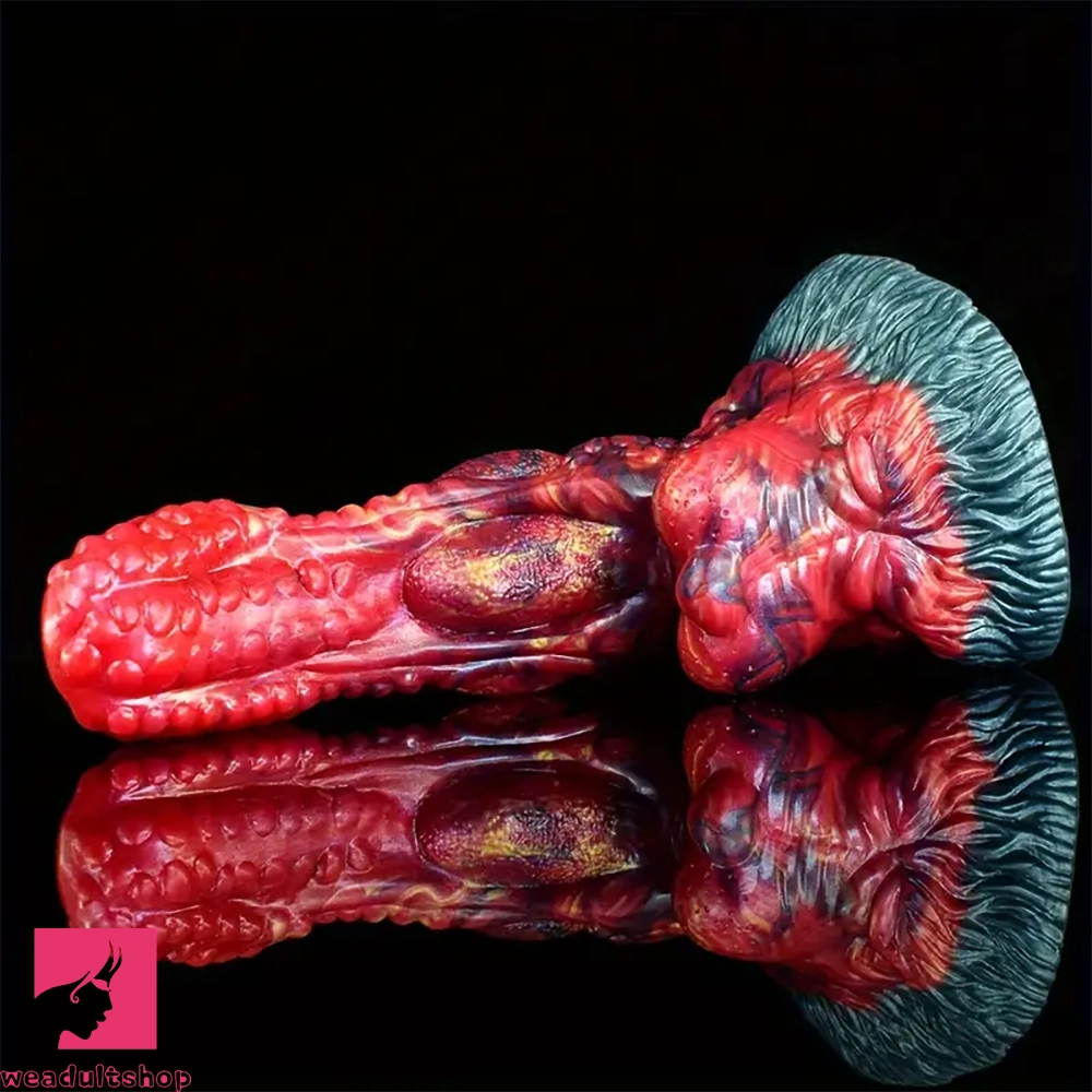 8.1in Soft Silicone Monster Dildo For Men Women Couple Skin Feel Butt Plug