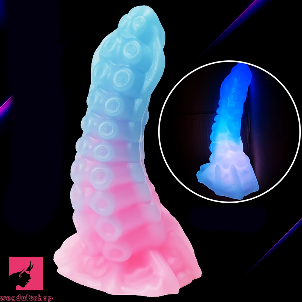 5.9in 6.69in 8.66in Big Animal Tentacle Silicone Soft Dildo For Prostate