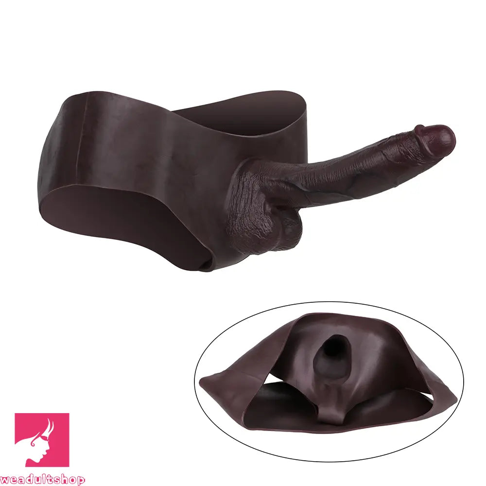 10.1in Hollow Strap on Dildo Panty For G-Spot Vaginal Anal Entertainment