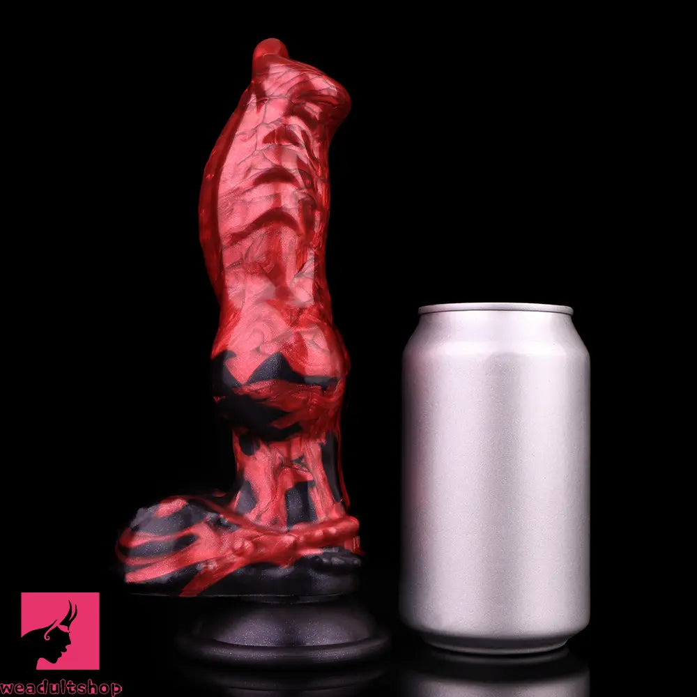 8.27in Knotted Dog Big Cock Dildo with Powerful Suction Cup Penis Toy