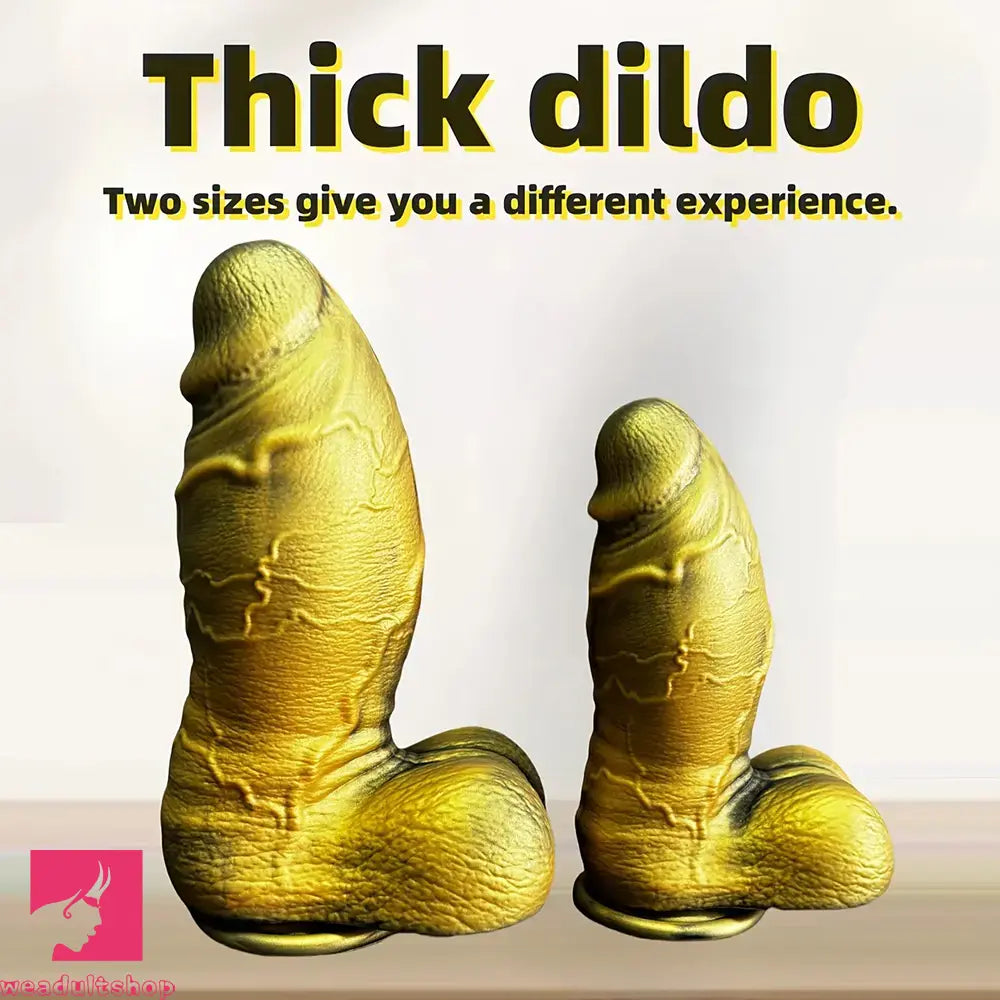 7.87in 9.84in Thick Realistic Silicone Dildo For Vaginal G-spot Stimulation