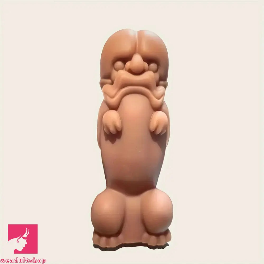 7.67in Liquid Silicone Simulation Animal Type Cock Soft Simulation Dildo