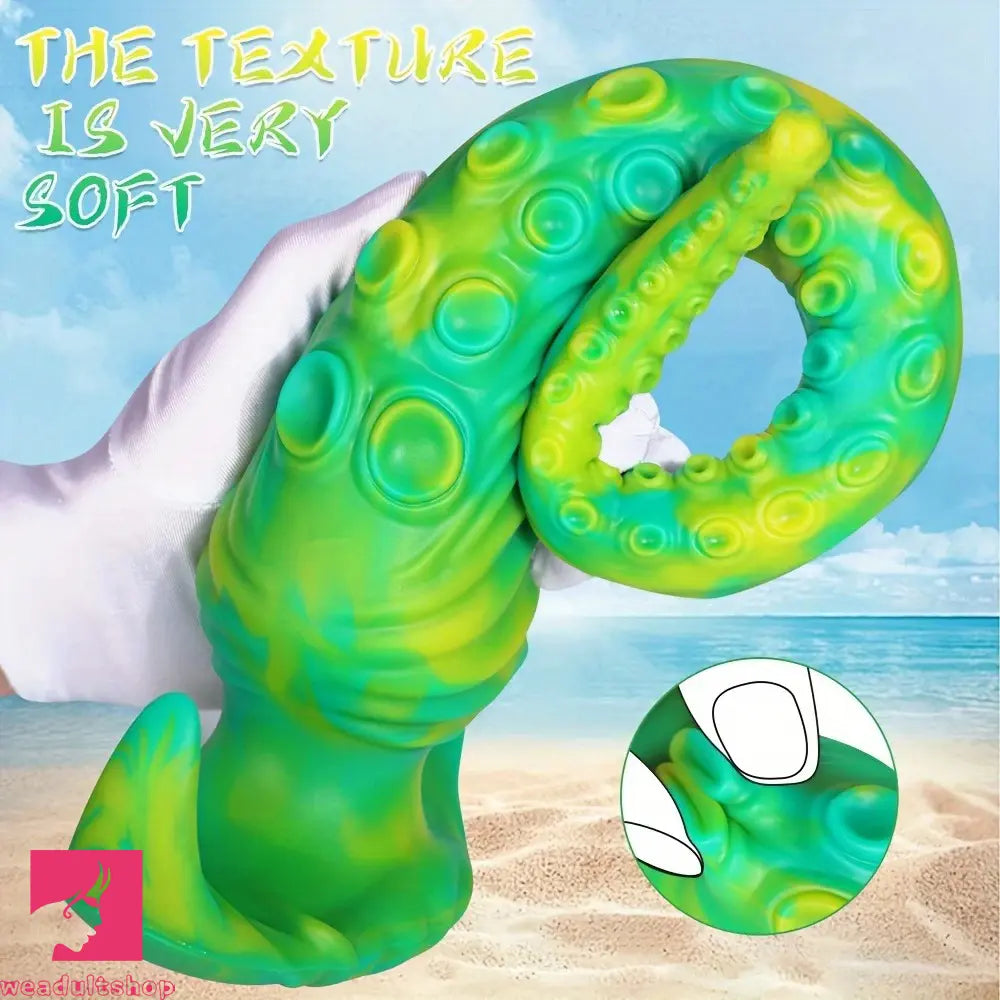 13.78in 17.72in Realistic Long Tentacle Octopus Anal Dildo For G Spot & Clit