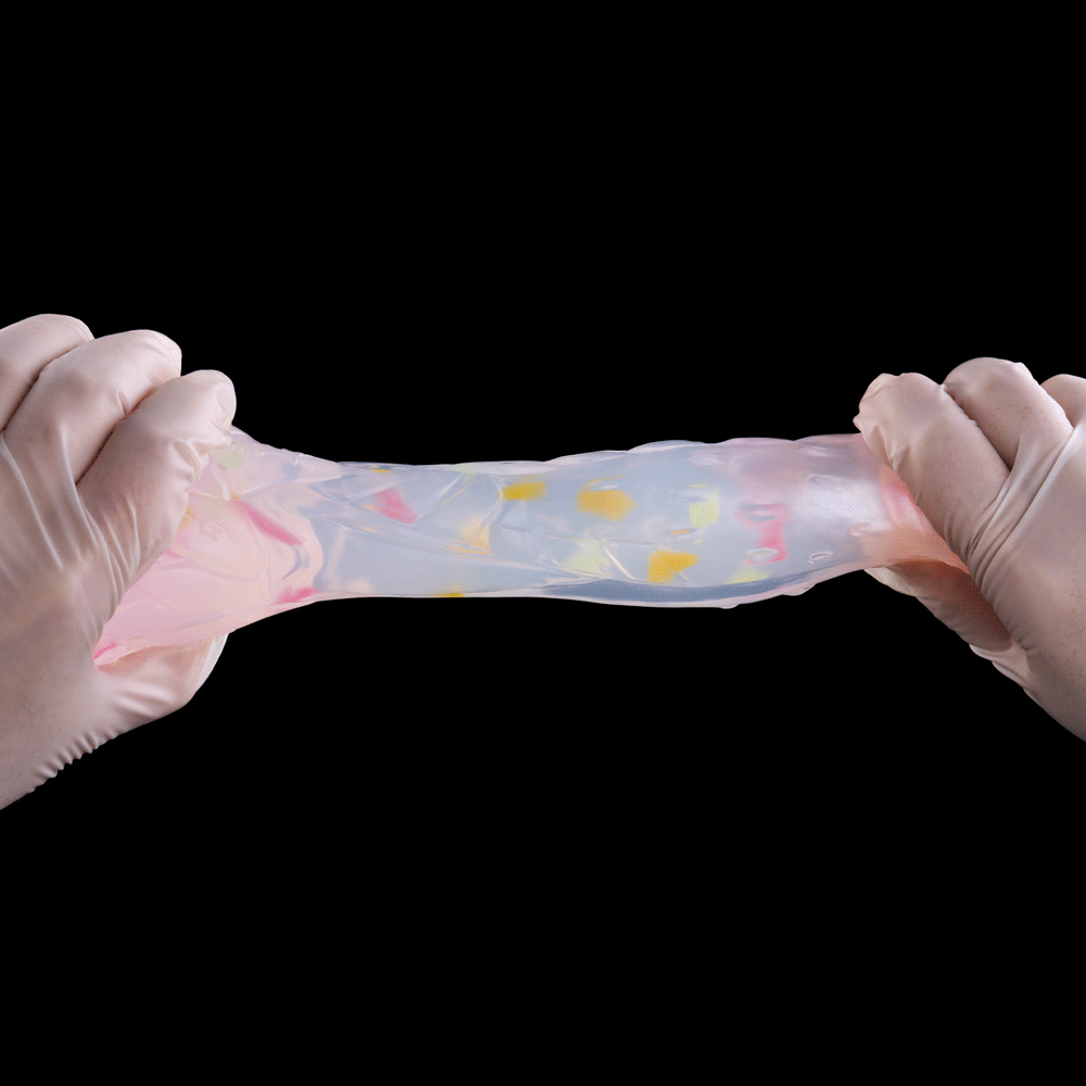 4.68in 5.9in 7.16in 8.26in Fantasy Spiked Silicone Soft Dildo With Key Chain