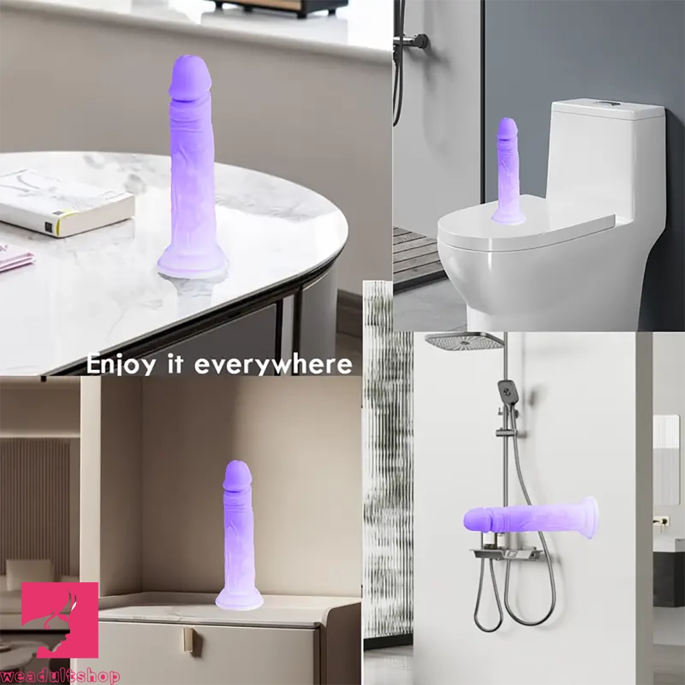 7.48in Silicone Dildo Masturbator Sex Toy Soft Realistic Adult Clit Sex Toy