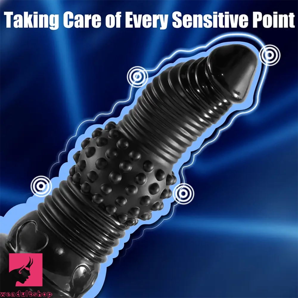 11.41in Textured Dildo With Ridges For Stimulation Bumpy Dilation Dildo