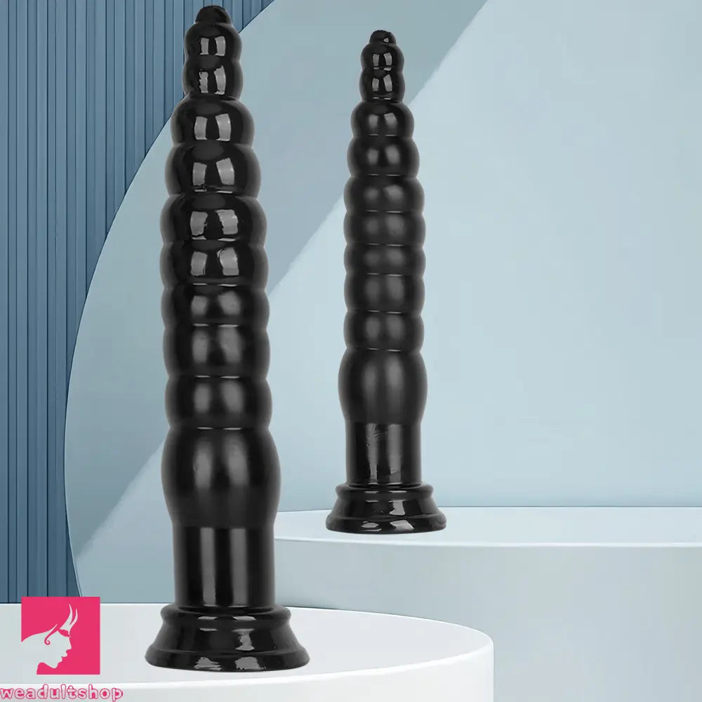 12.6in 17.32in PVC Super Long Large Thick Anal Plug Dildo Torture Cock