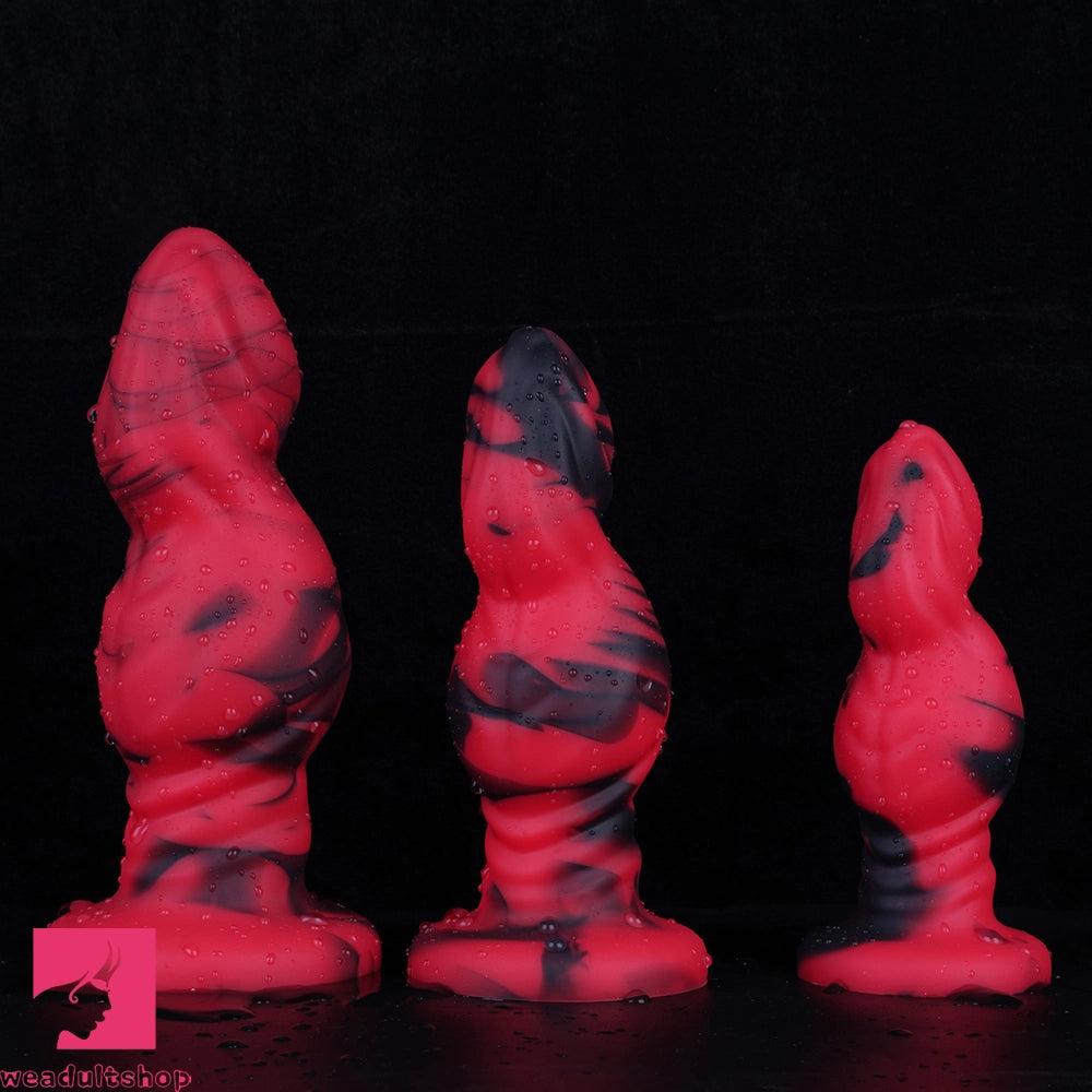 4.72in 5.51in 6.3in Fantasy Odd Silicone Soft Dildo For Penis Sucker