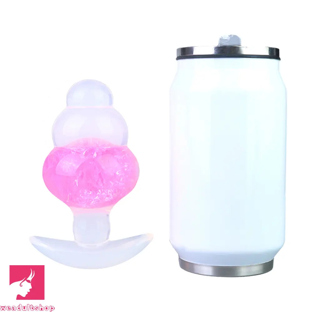 4.53in Luminous Silicone Anal Beads Dildo Anal Love Toy For Women Clit