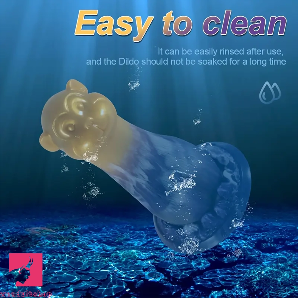 7.48in Exotic Thick Monkey Fantasy Soft Dildo With Suction Cup Cock Toy