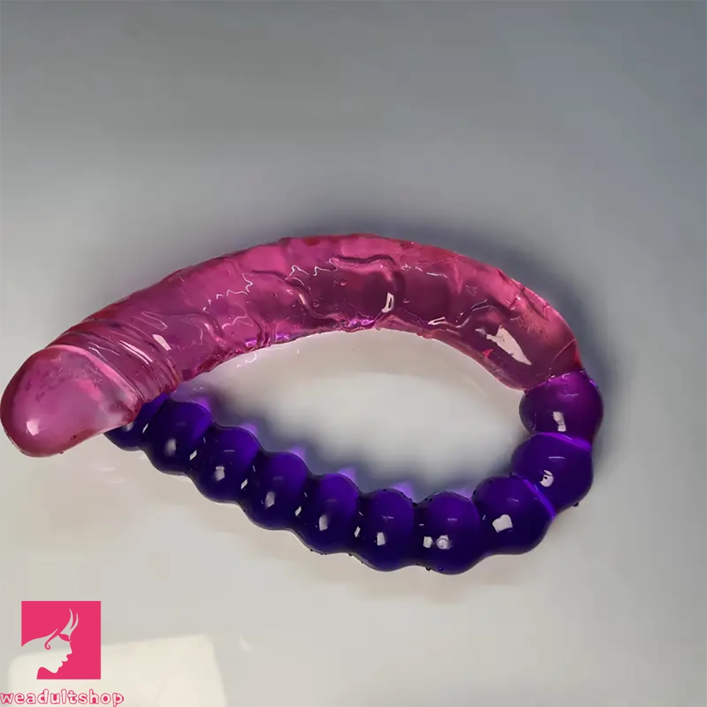 17.8in Long Double-headed Dildo Penis G Spot Women Anal Vulva Dual-use