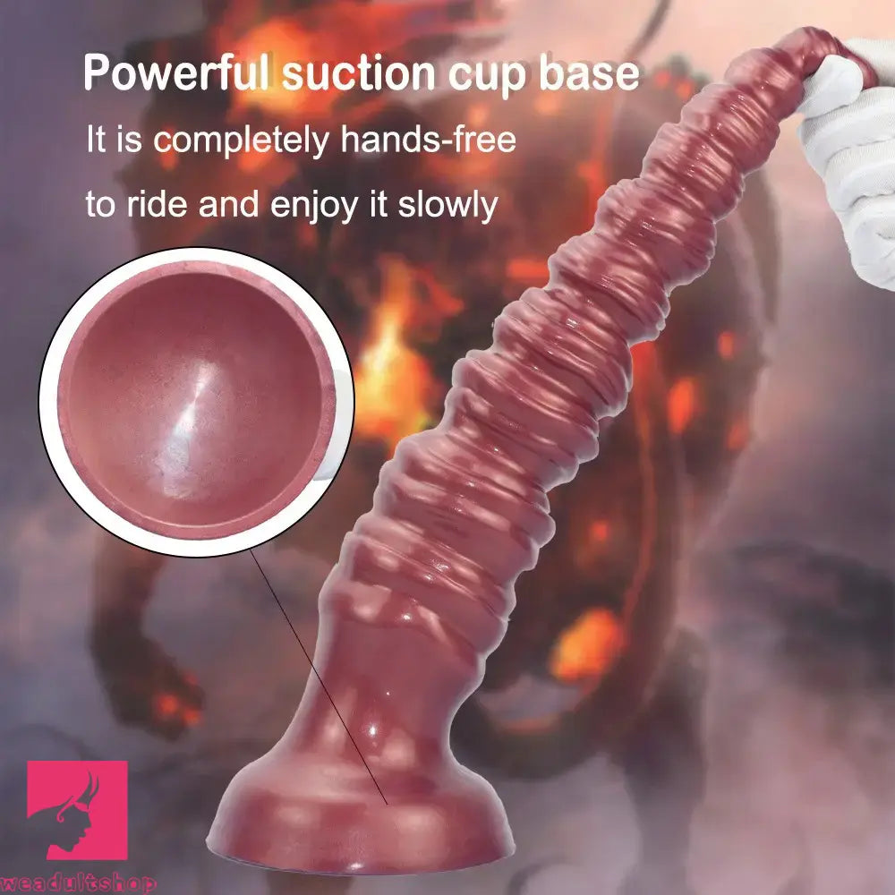 14.44in Silicone Ultra Long Threaded Deep Huge Thick Dildo For Clitoris