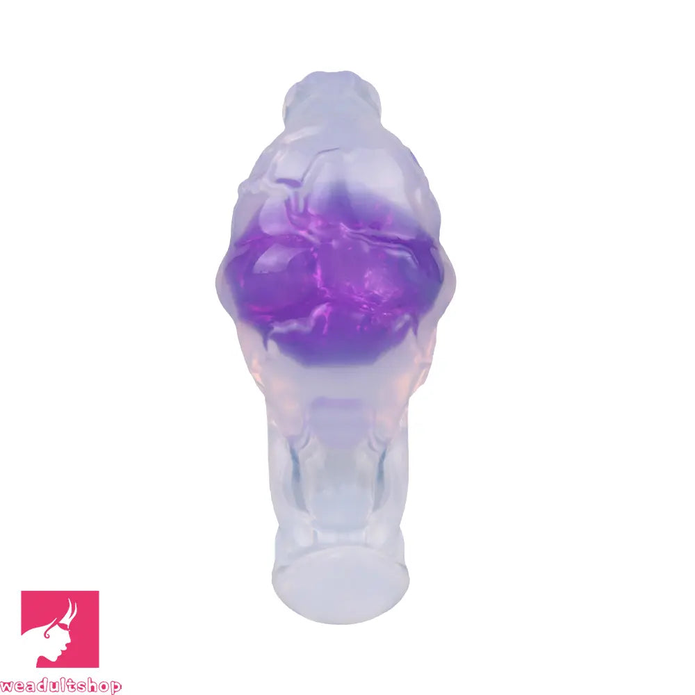 4.01in Fox Tail Wear Anchor Silicone Dildo Butt Plug For BDSM Role Sex