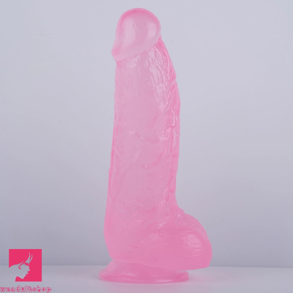7.87in Realistic Penis PVC Skin Feel Phallus Skin Sex Toy For Women