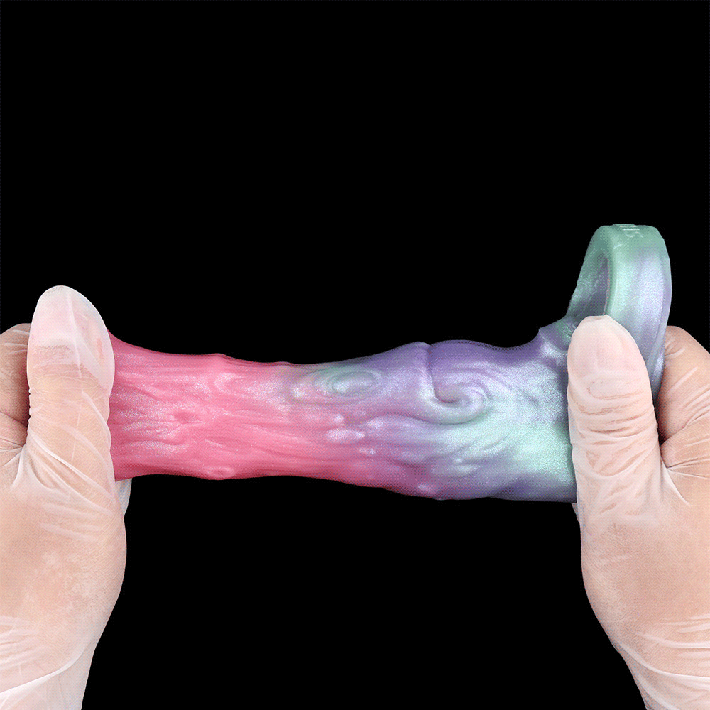 4.96in Silicone Soft Cock Fantasy Hollow Dildo Sleeve Cock Extension