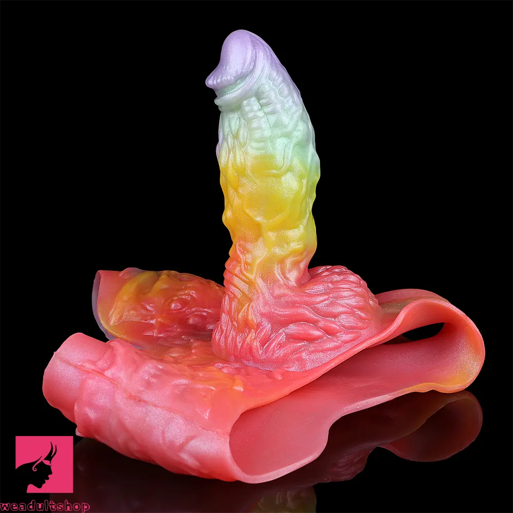 9.17in Monster Fantasy Silicone Soft Strap on Hollow Dildo Panty Cock