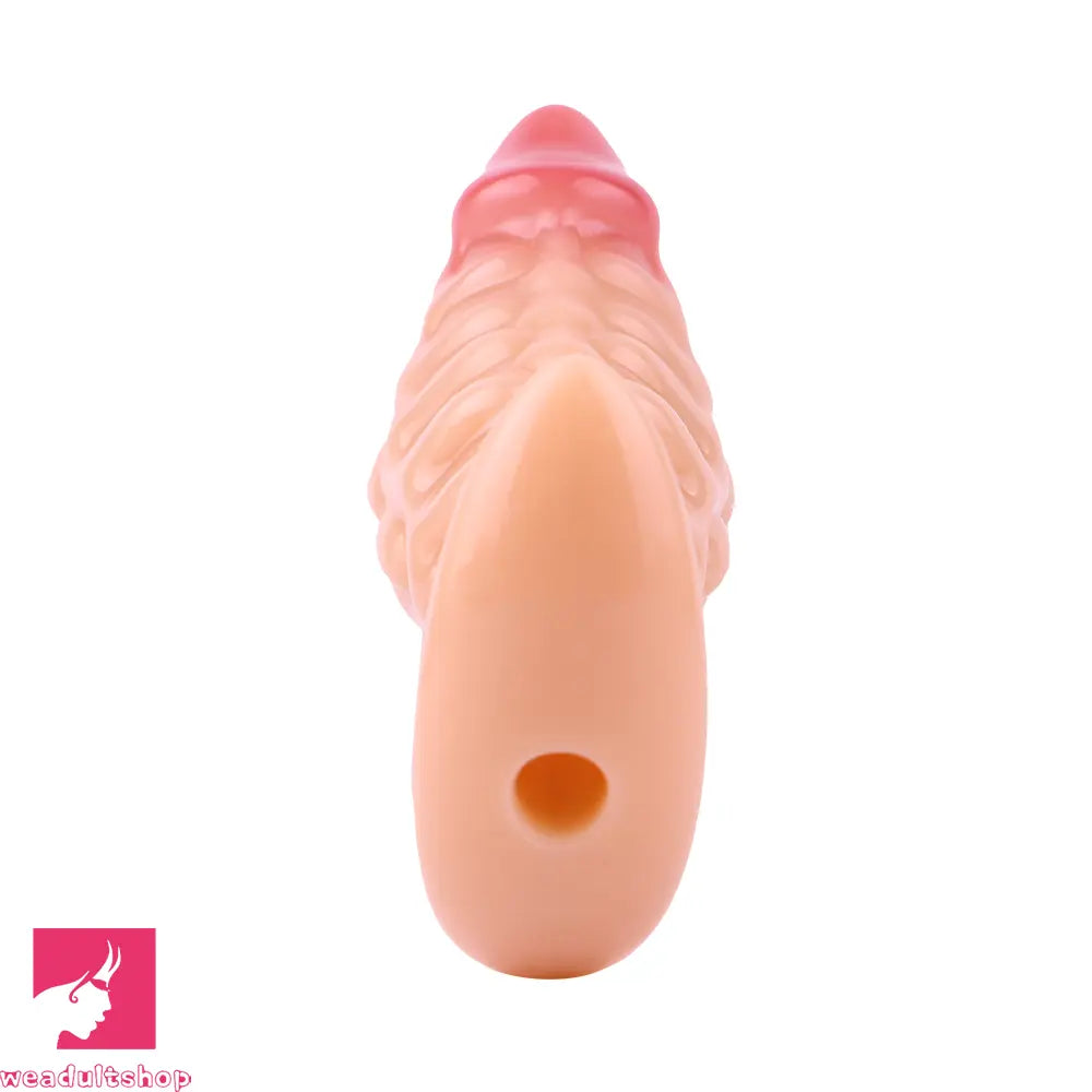 4.53in Fox Tail Wear Anchor Silicone Odd Dildo Butt Plug For BDSM Sex
