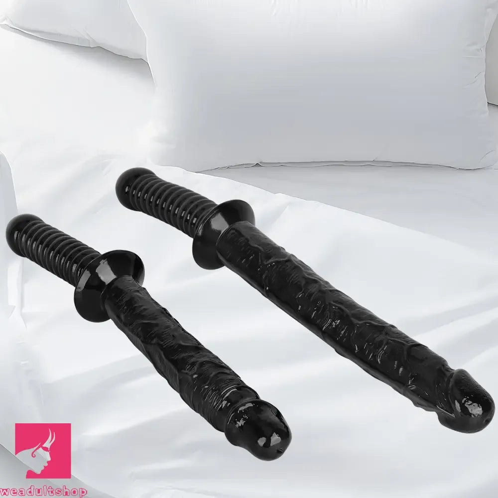 12.6in 15.15in Big PVC Sword Dildo With handle Anal Masturbator Sex