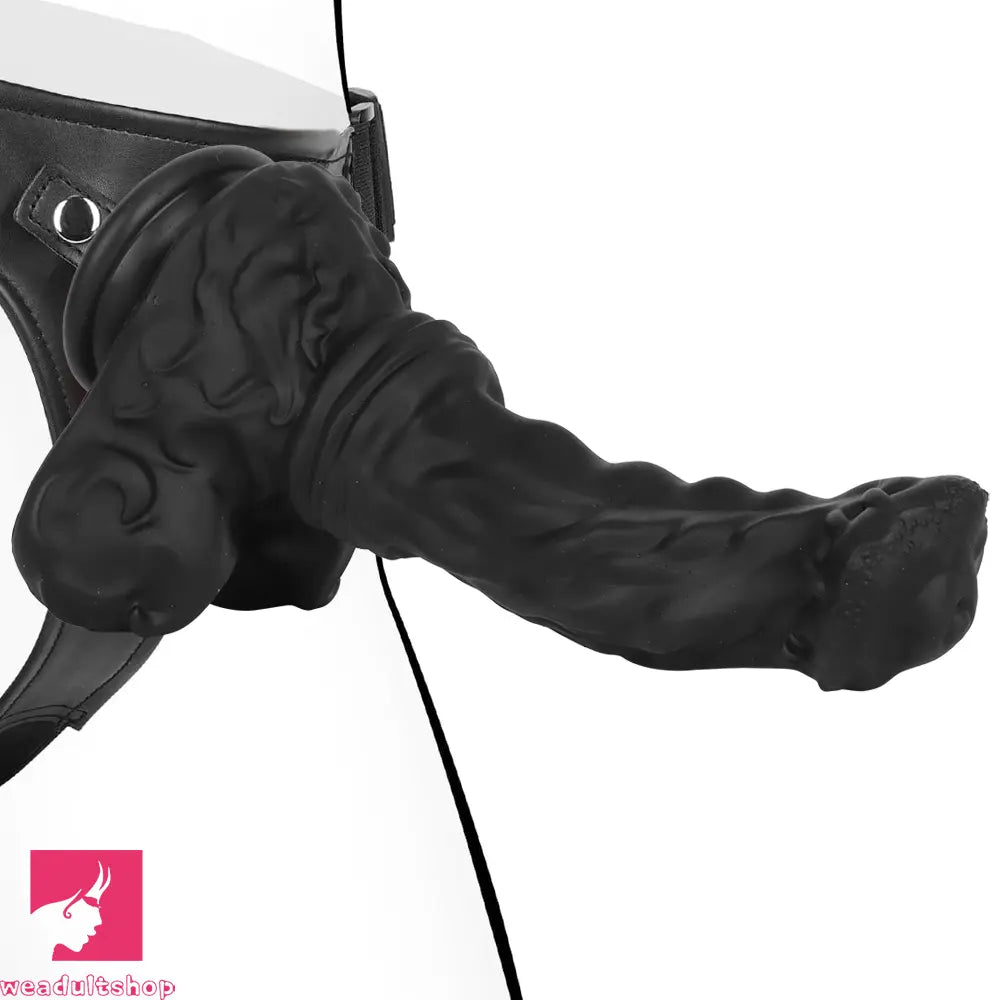 10.62in 13.18in New Black Horse Dildo Soft Thick Silicone Dildo Cock