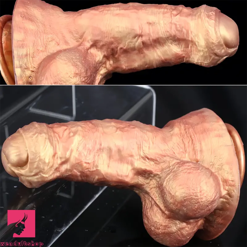 8.26in Super Huge Thick Realistic Big Silicone Dildo Skin Feel Massager