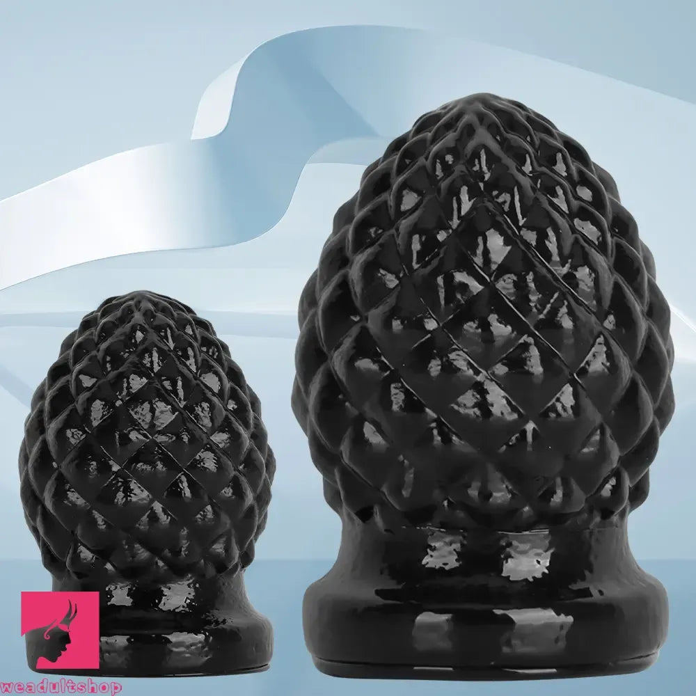 2.95in 4.52in Newbie Black PVC Cock Suction Cup Mini Anal Plug Dildo