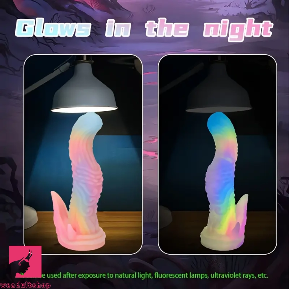 7.4in 8.5in Alien Dinosaur Tentacle Animal Silicone Anal Plug Cock Dildo