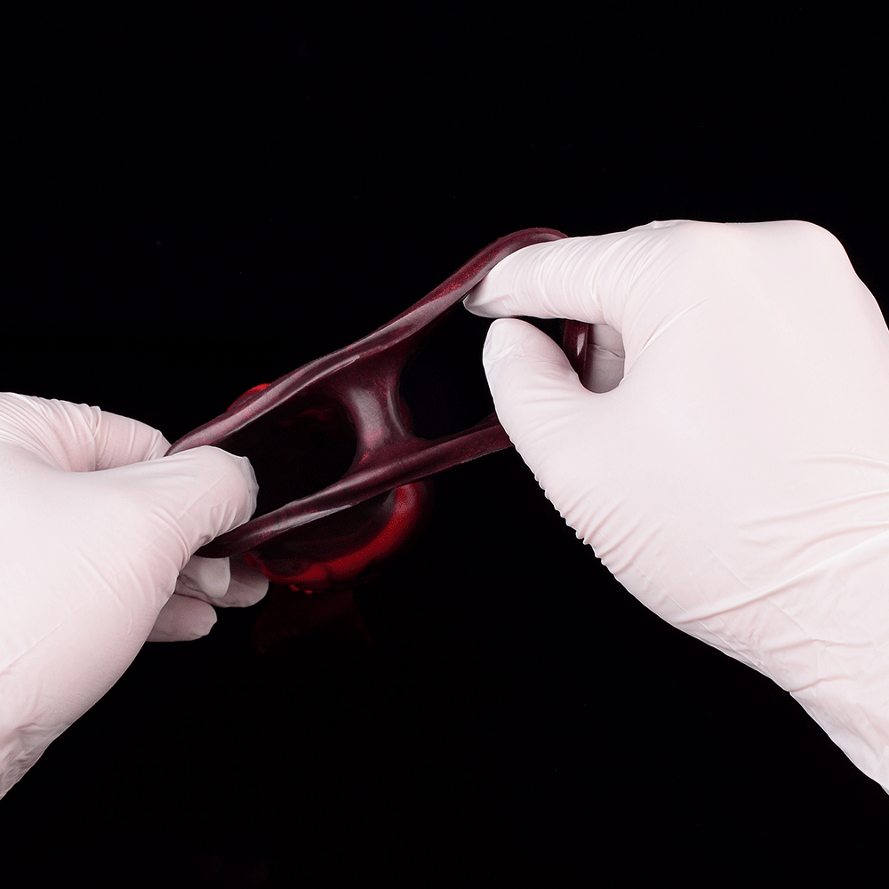 5.91in 7.17in Silicone Cock Sleeve Soft Vibrating Hollow Fantasy Penis Dildo