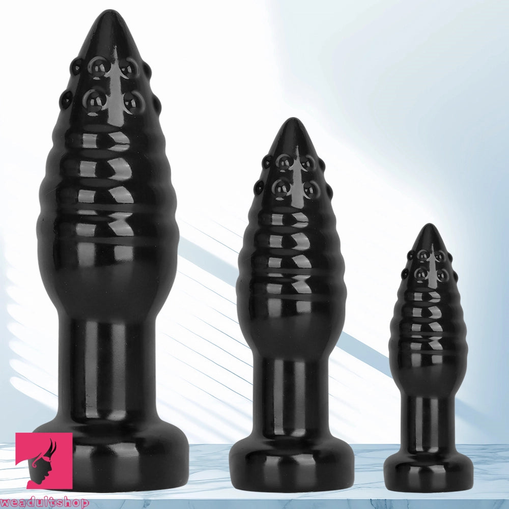 5.51in 7.87in 10.23in Pointed Butt Plug Dildo Suction Cup Anal Love Sex Toy