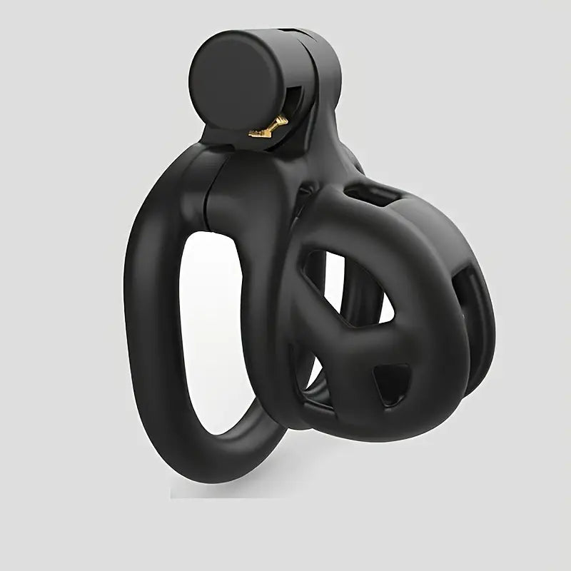Mini Cobra Chastity Lock Black Breathable CB Chastity Device Alternative Toy