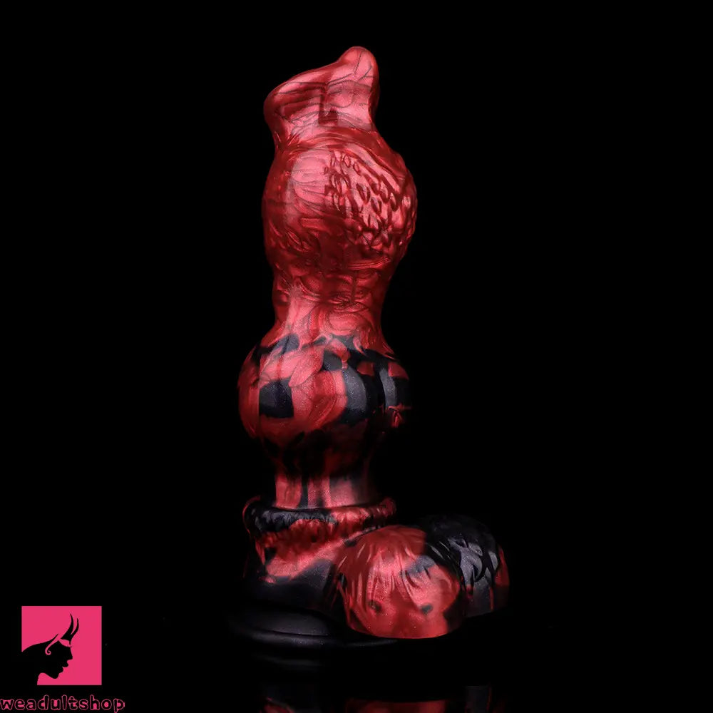 9.25in Knotted Dog Silicone Monster Creature Dildo Couple Foreplay Cock